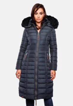 Navahoo Wintermantels Wintermantel Umay Dames Nachtblauw -kledingwinkel 0080cfd2f25b3b4a1442ffd23102db21