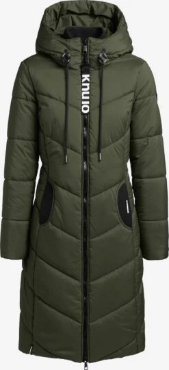 Khujo Wintermantels Wintermantel ARIBAY3 LIGHT Dames Kaki