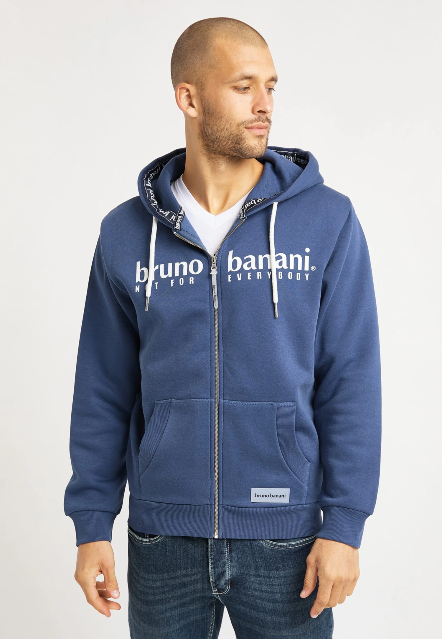 Bruno Banani Sweatvesten Sweatvest Grant Heren Marine 2 Bruno Banani Sweatvesten Sweatvest Grant Heren Marine - Afbeelding 2