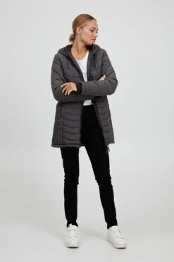 OXMO Winterjassen Winterjas NELLY Dames Zwart -kledingwinkel 07432394d489d2dcaae0b44326df50f0