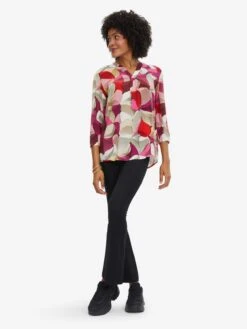 CARTOON Blouses Met Korte Mouw Blouse Dames Fuchsia -kledingwinkel 083fc023c487b3d512070b92a054b025