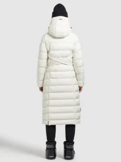 Khujo Wintermantels Wintermantel OLALLA MATT Dames Wolwit -kledingwinkel 0a041f4f1a325de8fd094b2dbdc09124