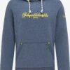 Schmuddelwedda Hoodies Sweatshirt Juist Heren Blauw Gemêleerd