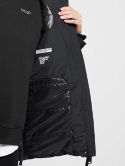 Khujo Winterjassen Winterjas Eunice Dames Zwart -kledingwinkel 0f1125ee4851cade81f0e1851b186930