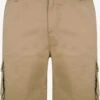 Threadbare Cargo Shorts Regular Cargobroek Bute Heren Beige