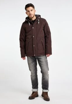 ICEBOUND Outdoor Jassen Functionele Jas Heren Donkerbruin -kledingwinkel 1141de329212d1a45b0ef4201f77d4b8