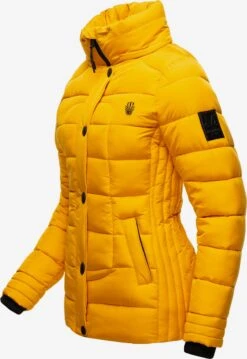 Marikoo Winterjassen Winterjas Qesraa Dames Geel -kledingwinkel 14e7b2bc89699ac86ada552801054a48
