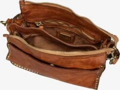 Campomaggi Schoudertassen Schoudertas Kura Dames Cognac -kledingwinkel 16875792bcfb0f461fae72ee935e5f37