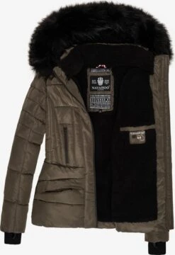 Navahoo Winterjassen Winterjas Adele Dames Taupe -kledingwinkel 16a24e93c545043782b9b1e2965ae9de