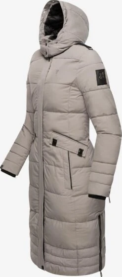 Navahoo Wintermantels Wintermantel Fahmiyaa Dames Stone Grey -kledingwinkel 16e0ed2fb5bab66a336b13a460c8b646