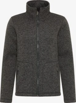 ICEBOUND Fleece Jassen Fleece Jas Heren Grijs GemĂȘleerd