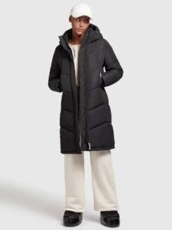 Khujo Wintermantels Wintermantel Limetta Dames Zwart -kledingwinkel 1aaed78fde645ea5ba2004975bf8508c