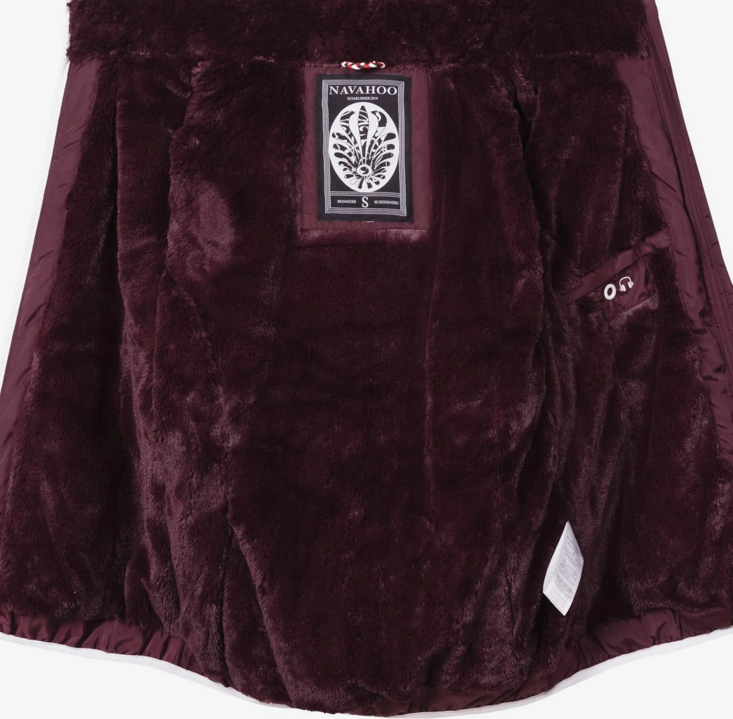Navahoo Tussenjassen Tussenjas Elva Dames Wijnrood 4 Navahoo Tussenjassen Tussenjas Elva Dames Wijnrood - Afbeelding 4