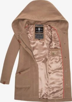 Marikoo Wintermantels Wintermantel Maikoo Dames Greige -kledingwinkel 1b5b6bef9d433ab57f825d8705d41cf6