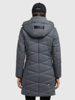 Khujo Tussenmantels Tussenmantel Fitt Light Dames Donkergrijs -kledingwinkel 210aba56df1f2d8af95c22bcd5915e67