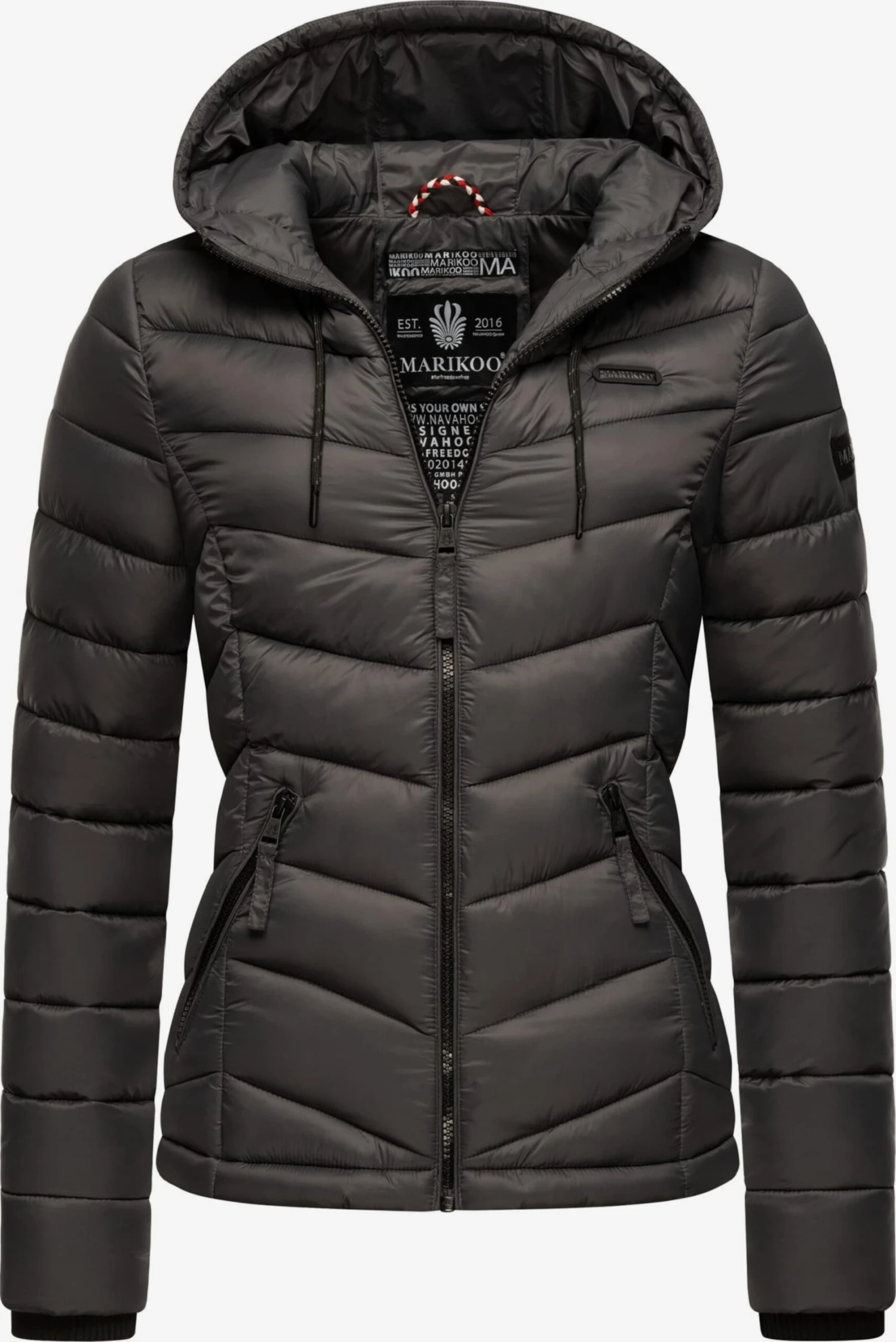 Marikoo Tussenjassen Tussenjas Kuala Dames Antraciet 1 Marikoo Tussenjassen Tussenjas Kuala Dames Antraciet