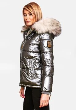 Navahoo Winterjassen Winterjas Tikunaa Dames Antraciet -kledingwinkel 2203ecaca736c59bcbf07c61d7aa1347
