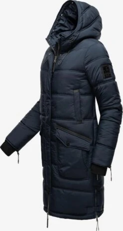 Marikoo Wintermantels Wintermantel Chaskaa Dames Navy -kledingwinkel 261535b755593e2dce5858e7c2c4902a