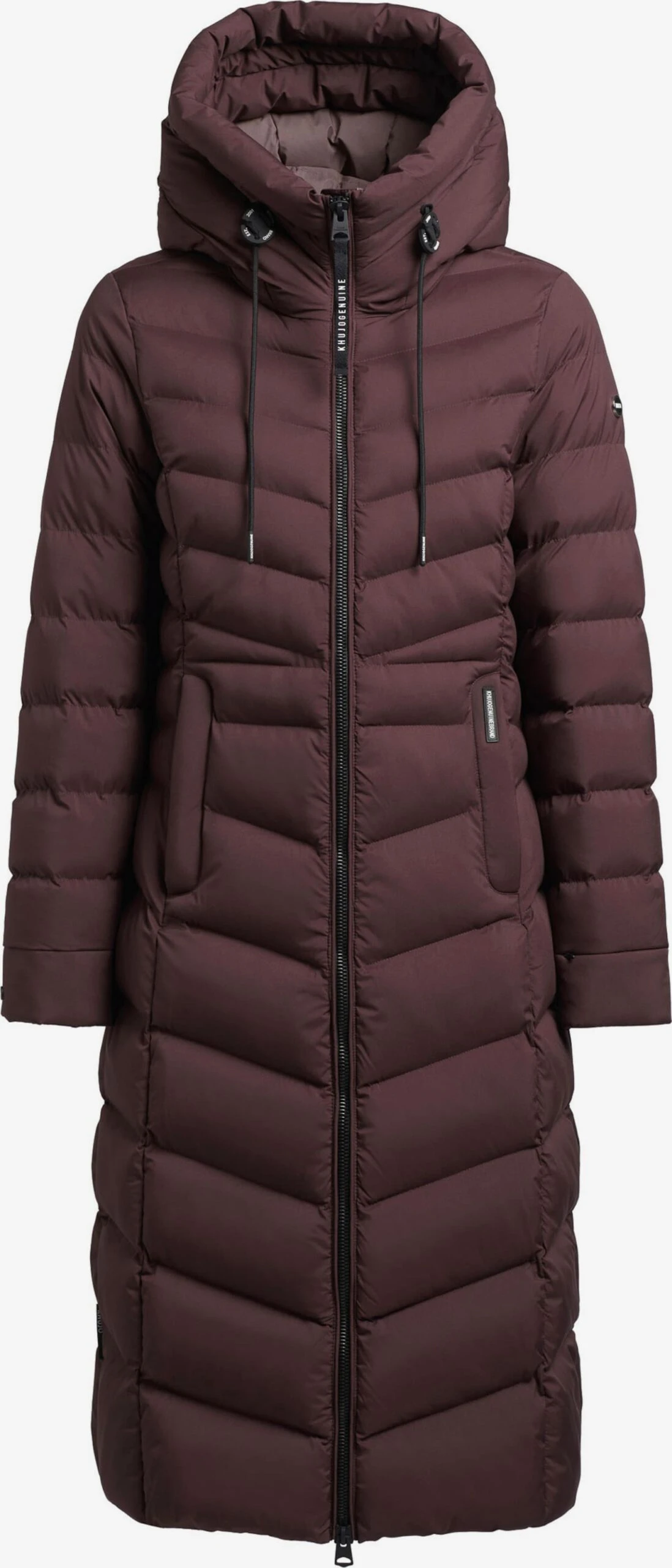 Khujo Wintermantels Wintermantel Ingram2 Dames Donkerbruin 1 Khujo Wintermantels Wintermantel Ingram2 Dames Donkerbruin