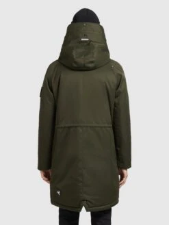 Khujo Wintermantels Winterjas Tuck Heren Olijfgroen -kledingwinkel 28ebd66bcdff2120b7cd589190e90e8e