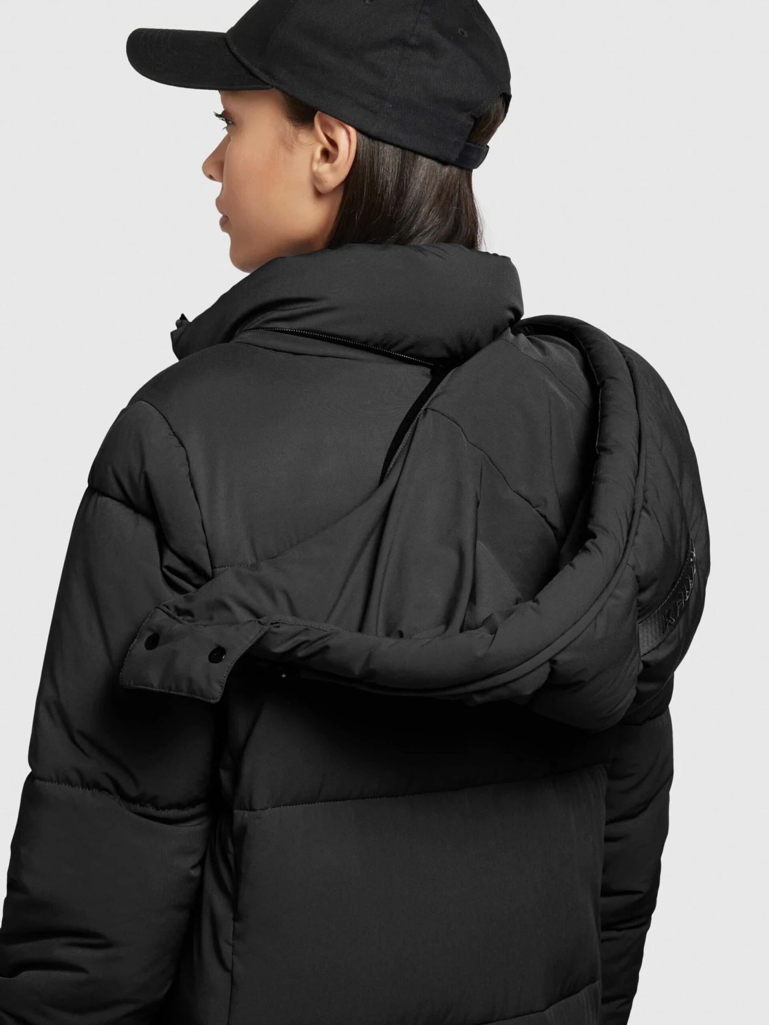 Khujo Tussenmantels Tussenmantel Melona Dames Zwart 8 Khujo Tussenmantels Tussenmantel Melona Dames Zwart - Afbeelding 8