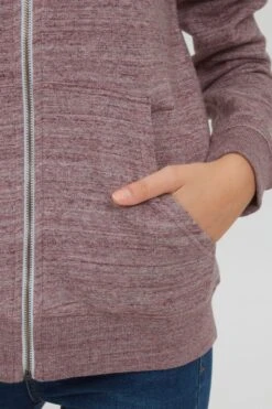 OXMO Sweatvesten Sweatvest HELNA Dames Bruin Gemêleerd -kledingwinkel 2c916549c243282d6113efb63ef5ac54