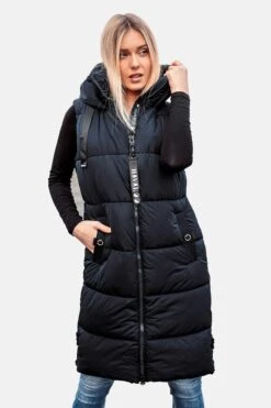 Navahoo Bodywarmers Bodywarmer Dames Zwart -kledingwinkel 2efe04aad7f20e1a31f8f16969f51624