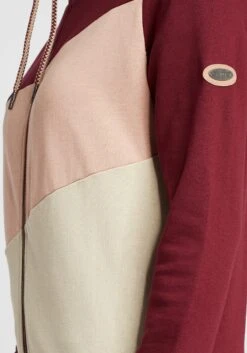 OXMO Sweatvesten Sweatvest Aggi Dames Rood -kledingwinkel 301bf4009e12f330af126484abab3a49