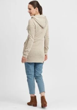 OXMO Sweatvesten Sweatvest Thora Dames Sand -kledingwinkel 302311261226d43411f6648bea6d8d69