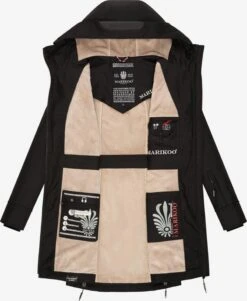 Marikoo Parkas Tussenparka Dames Zwart -kledingwinkel 30bb99a7f4212340dc334e8662f73a39