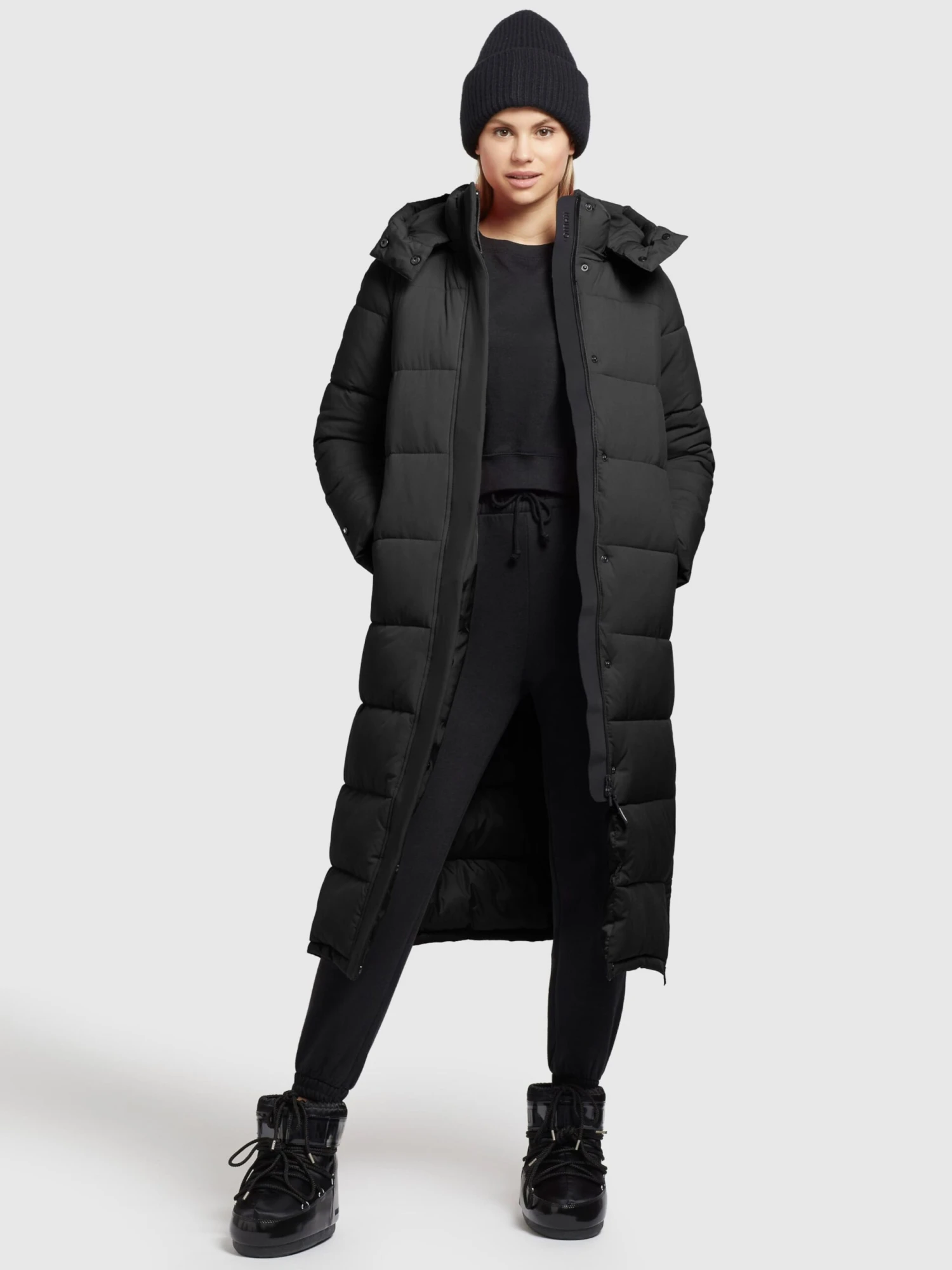 Khujo Wintermantels Wintermantel EMORIA MATT Dames Zwart 6 Khujo Wintermantels Wintermantel EMORIA MATT Dames Zwart - Afbeelding 6