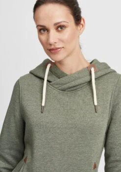 OXMO Hoodies Sweatshirt Vicky Dames Groen / Kaki 10 OXMO Hoodies Sweatshirt Vicky Dames Groen / Kaki -kledingwinkel 3323958df14b9a0d8b2ea801ca6e3cce