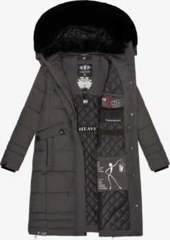 Navahoo Wintermantels Wintermantel Fahmiyaa Dames Antraciet -kledingwinkel 37448b011ae502a6614614a8462d4353