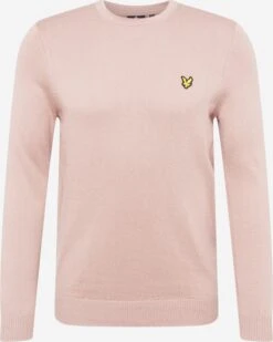 Lyle & Scott Crewneck Truien Trui Heren Poederroze