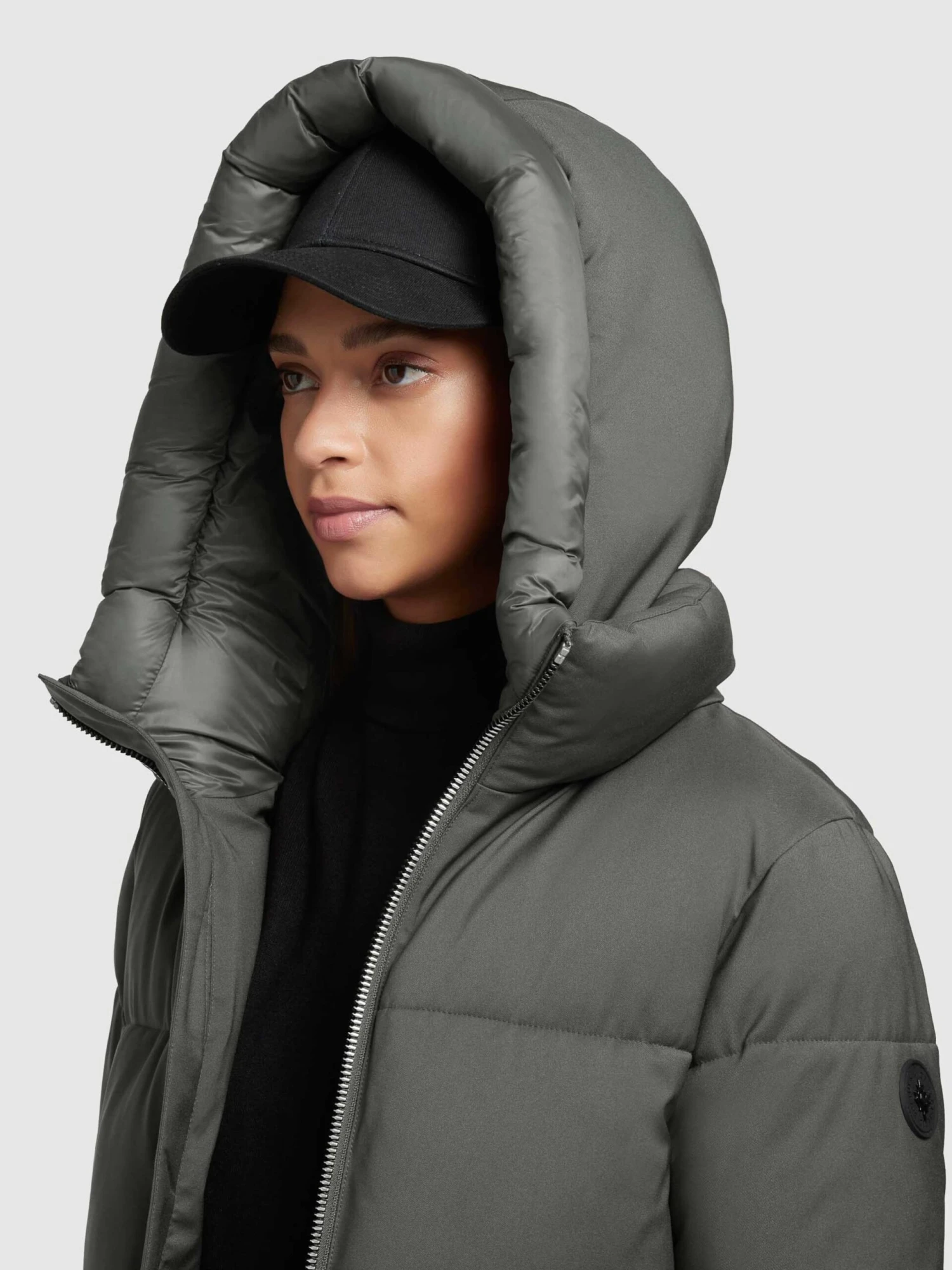 Khujo Wintermantels Wintermantel Aniva Dames Olijfgroen 8 Khujo Wintermantels Wintermantel Aniva Dames Olijfgroen - Afbeelding 8