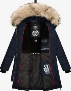 Marikoo Wintermantels Wintermantel Chaskaa Dames Navy -kledingwinkel 3de8380c1c5eee365d7ff9df55ee4d09