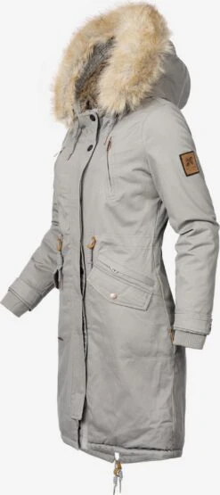 Navahoo Parkas Winterparka Kin-Joo Dames Grijs -kledingwinkel 3fd37adcc18b29d1f116aeffcf936cd4
