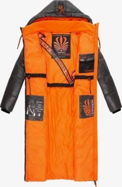 Navahoo Wintermantels Wintermantel Schmuseengel Dames Antraciet -kledingwinkel 40f1d2e4d885fe6b1283257fee51f631