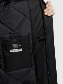 Khujo Wintermantels Winterjas Tuck Heren Zwart -kledingwinkel 440df6fbccf0f6b3bc4b113a7bc30ee6