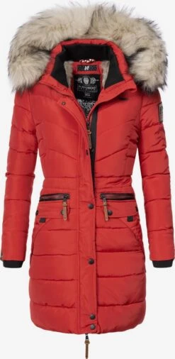 Navahoo Wintermantels Wintermantel Paula Dames Rood