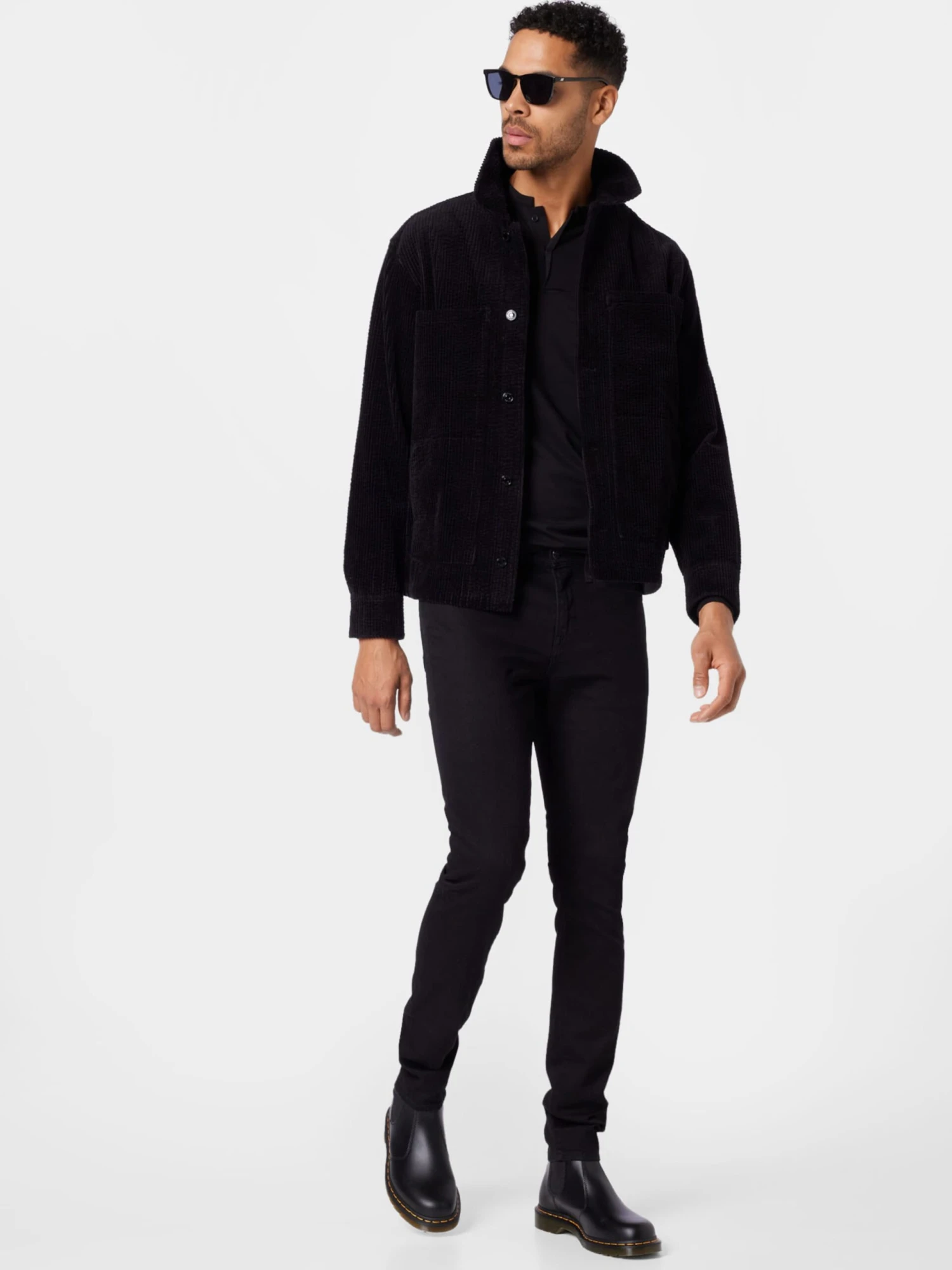 DRYKORN Longsleeves Shirt KENO Heren Zwart 5 DRYKORN Longsleeves Shirt KENO Heren Zwart - Afbeelding 5