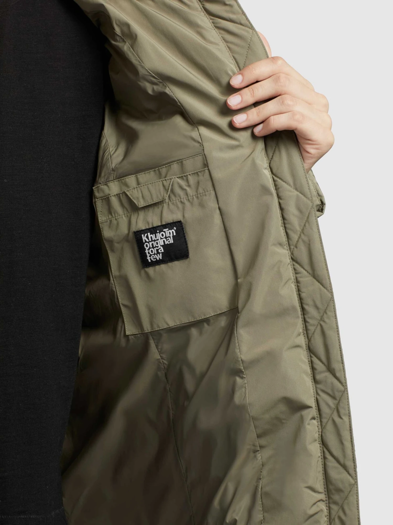 Khujo Winterjassen Winterjas FORMIN Dames Groen / Kaki 2 Khujo Winterjassen Winterjas FORMIN Dames Groen / Kaki - Afbeelding 2