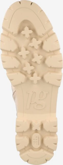 Paul Green Enkellaarsjes Veterlaarsjes Royal Dames Crème -kledingwinkel 468d6e78077561fd53557ffcfcc3c7c9