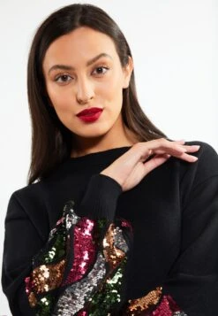 Faina Fijngebreide Truien Trui Caneva Dames Zwart -kledingwinkel 47736c76d0a3ded4376b17161a7205d8