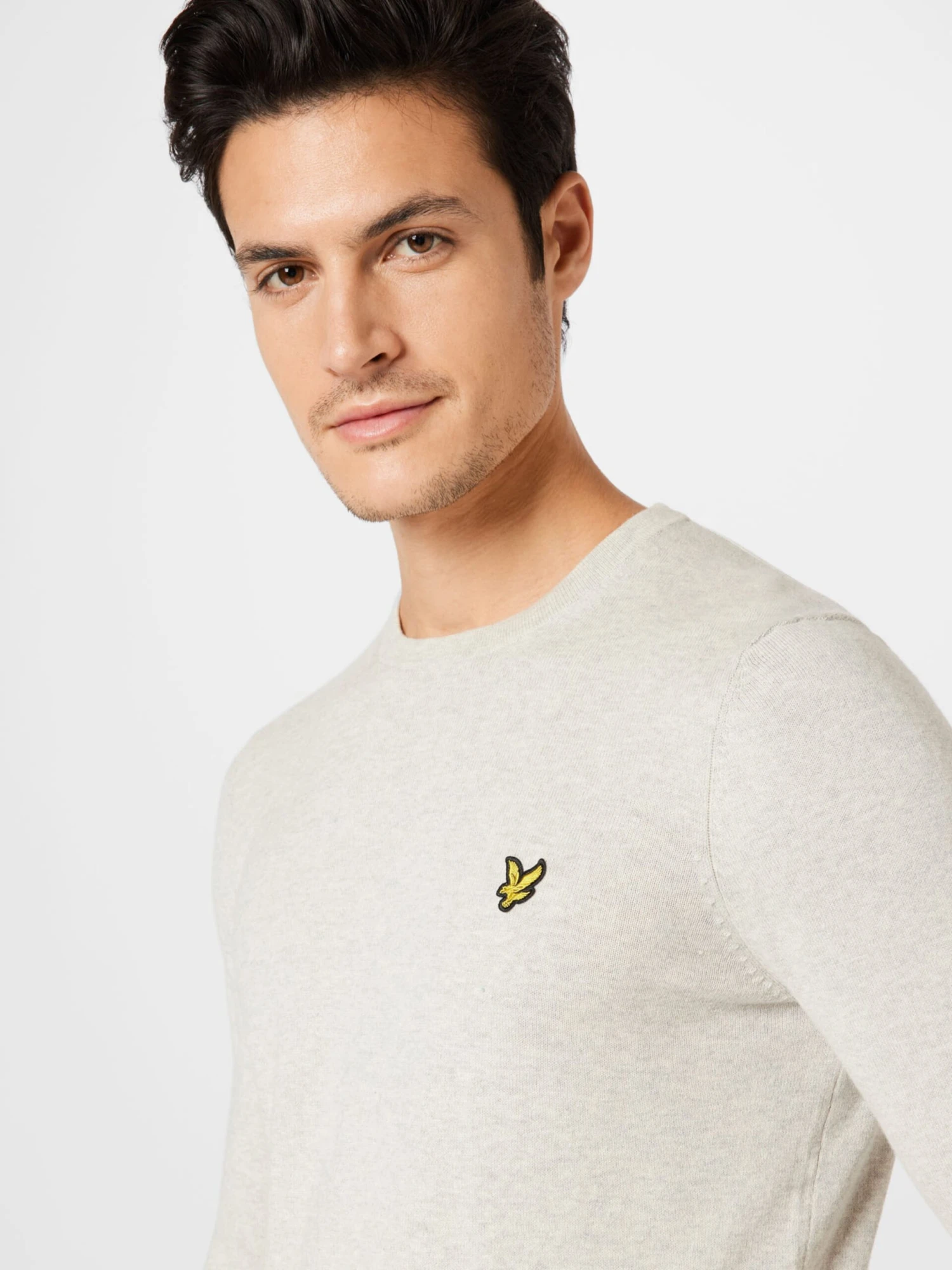 Lyle & Scott Crewneck Truien Trui Heren Lichtgrijs 2 Lyle & Scott Crewneck Truien Trui Heren Lichtgrijs - Afbeelding 2