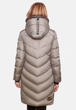 Marikoo Wintermantels Wintermantel Armasa Dames Grijs -kledingwinkel 49264cc07f634f7c51528e3436a15c2b