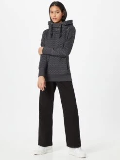 Ragwear Hoodies Sweatshirt GRIPY Dames Zwart -kledingwinkel 49a1b2ad710d5fa45990be8e5e906e04