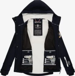 Marikoo Tussenjassen Tussenjas Dames Blauw -kledingwinkel 4a77bea0d2f26dc9d8e4370767f184de