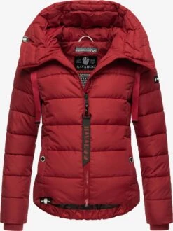 Navahoo Winterjassen Winterjas Amayaa Dames Rood -kledingwinkel 52a40980ed6373ad284fa79446308994