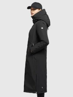 Khujo Wintermantels Wintermantel ABELLA Dames Zwart -kledingwinkel 52f994daf432f0279bc0ecd80dd4487b